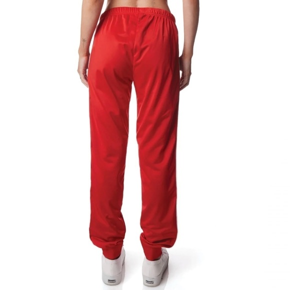 NWT Kappa 222 Banda Wrastoria Track Pants in Red/White - Picture 3 of 7